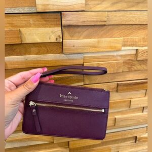 Kate Spade Plum Wristlet
